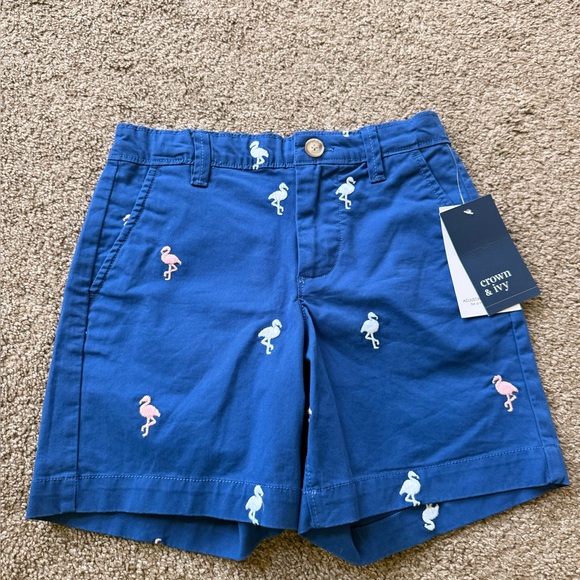 crown & ivy Other - Crown & Ivy Vibrant Blue Shorts Boys Size 8 NWT